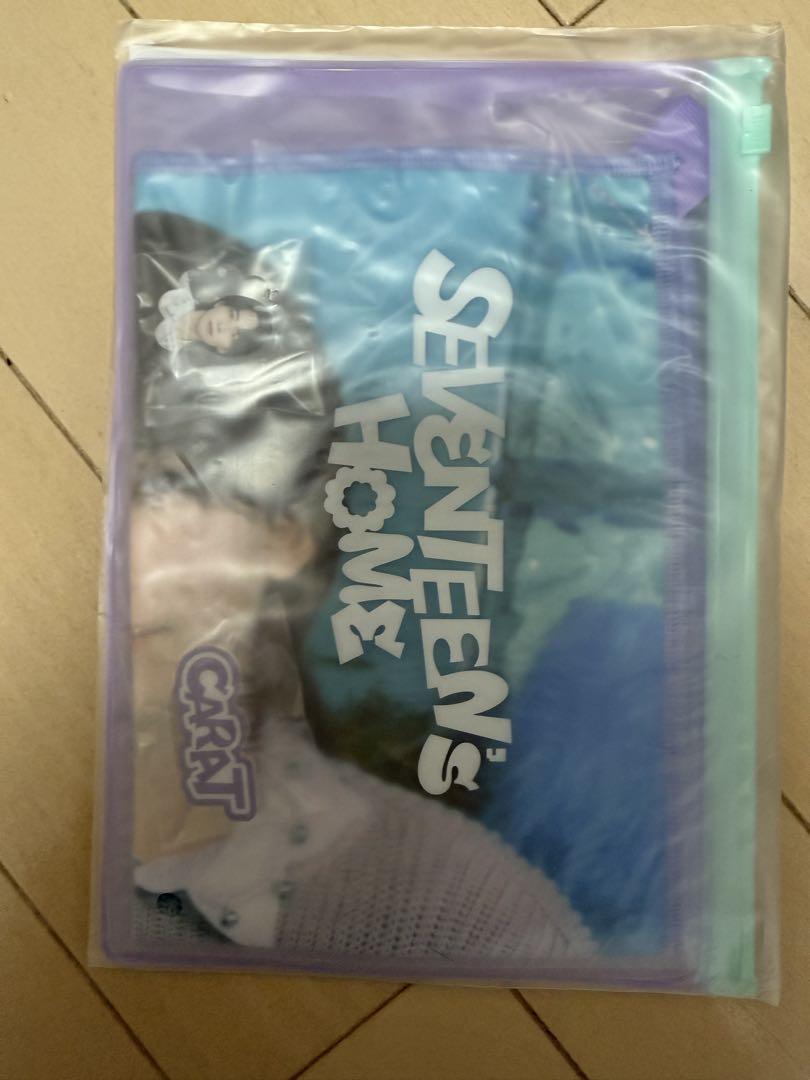 

[USED] Jeonghan Seventeen HOME slogan pouch