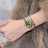 New Women's Snake-Shape Bracelet Watch Luxury Fashion Ladies' Wristwatch Elegant Designer Timepiece for Women