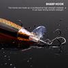 5pcs Topwater Pencil Whopper Popper Fishing Lure Set 10cm 16g Artificial Bait Wobbler Pike With Rotating Tail Tackle Kit