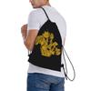 Custom Saint Seiyas Drawstring Bag for Shopping Yoga Backpacks Men Women Anime Sports Gym Sackpack