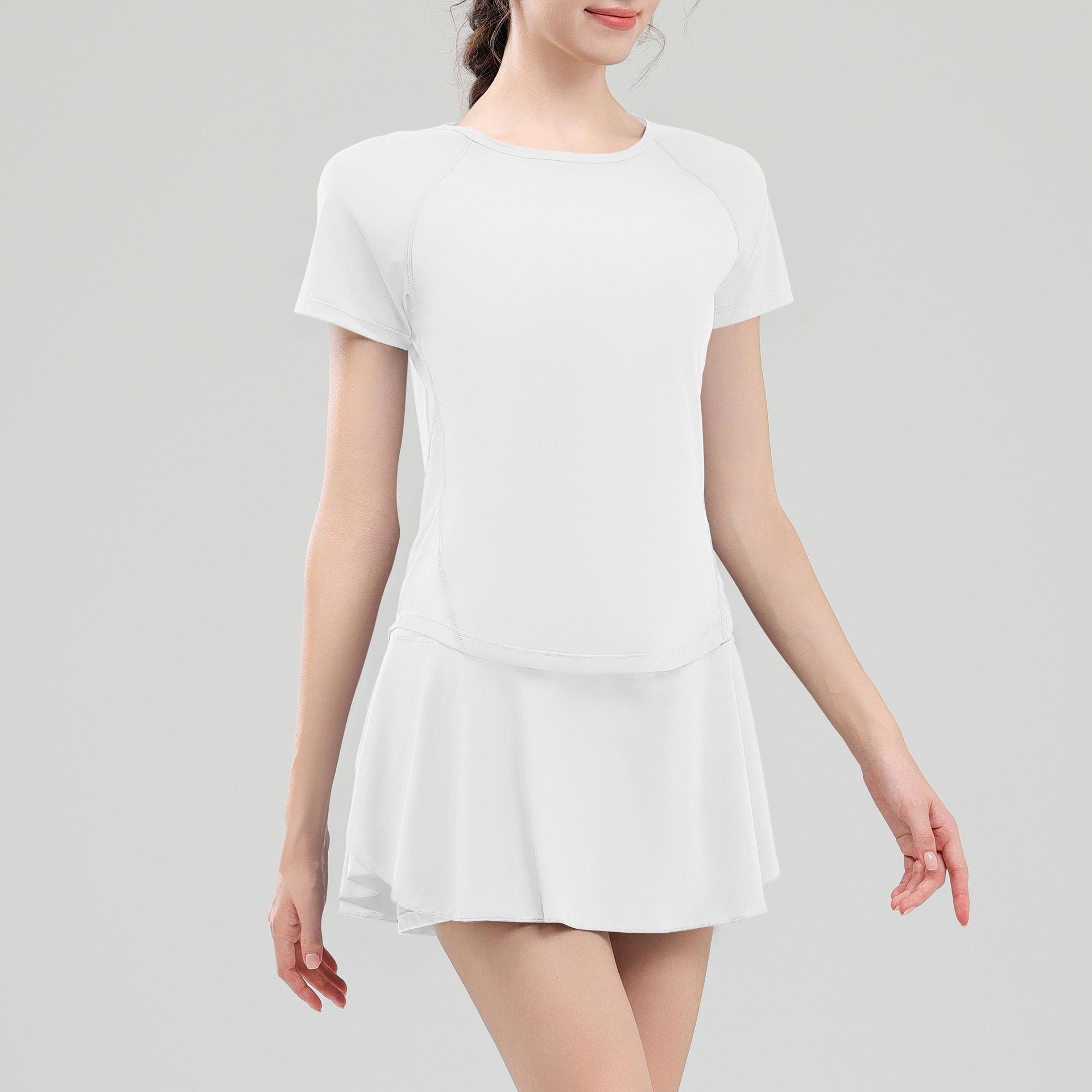 

Plus Size Women s Quick-Dry Summer Yoga Suit - Short Sleeve Fitness & Running Outfit XL