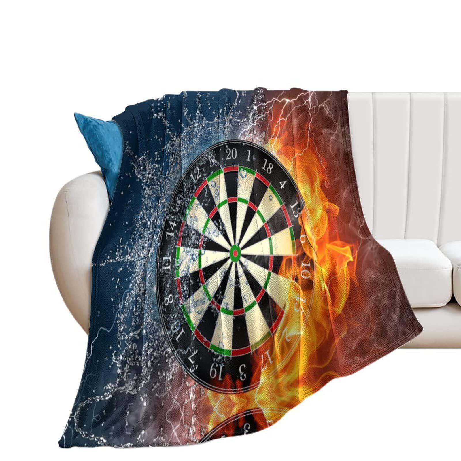 

Dartboard Pattern Collection digital-printed polyester Bedroom velvet flannel cover blanket Fleece sofa cover blankets for beds 75x90cm