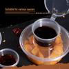 Disposable Microwavable Food Container with Integrated Sauce Cup