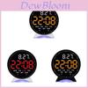 Digital Led Alarm Clock With Night Light Calendar Countdown For Bedroom Decor