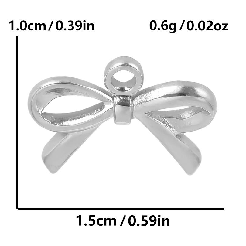 6pcs Breloque Acier Inoxydable Stainless Steel Music Note Flower Charms For Jewelry Making Supplies Heart Pendant Diy Materials