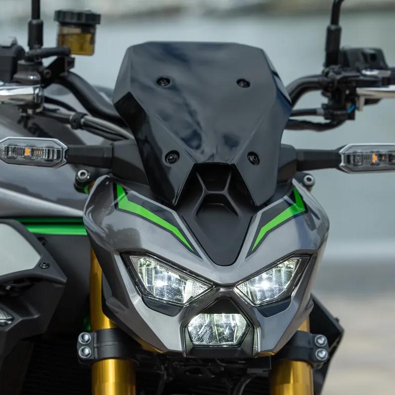 ASD1 Motorcycle Z900 Touring Windshield Deflector Protector Compatible for Z900 Z 900 SE 2025 2026 Large Tall Windscreen Cover Wind Deflectors
