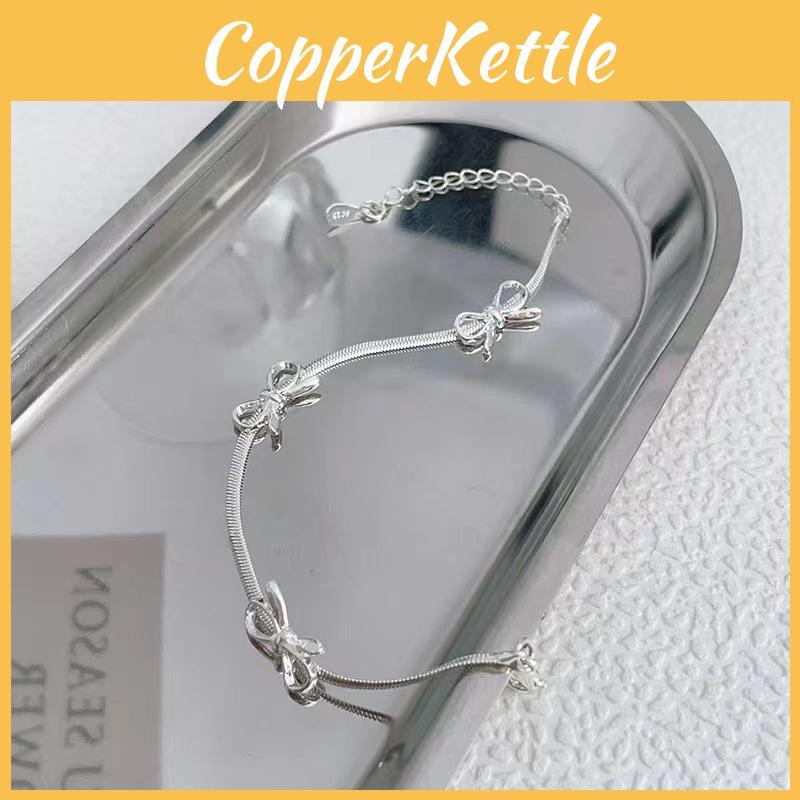 And Beautiful Sophisticated Copper Butterfly Chain Bracelet Sweet And Style Fresh