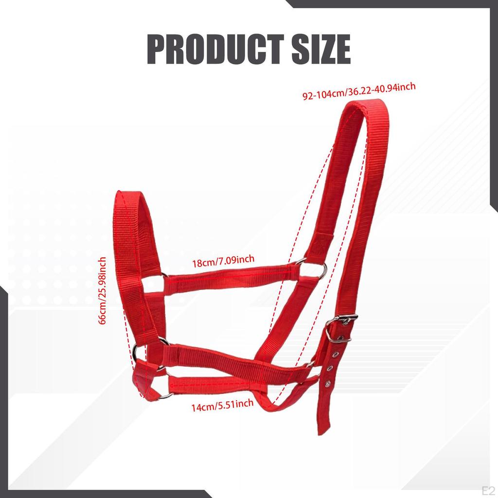 Horse Halter Wear Resistant Rope Chin and Throat Snap for Contest Practice