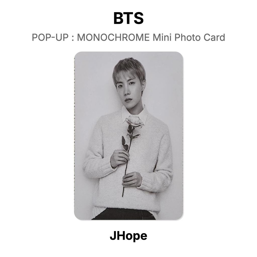 BTS SURGIR : TARJETA FOTOGRÁFICA MINI MONOCROMÁTICA Fotocarte Oficial