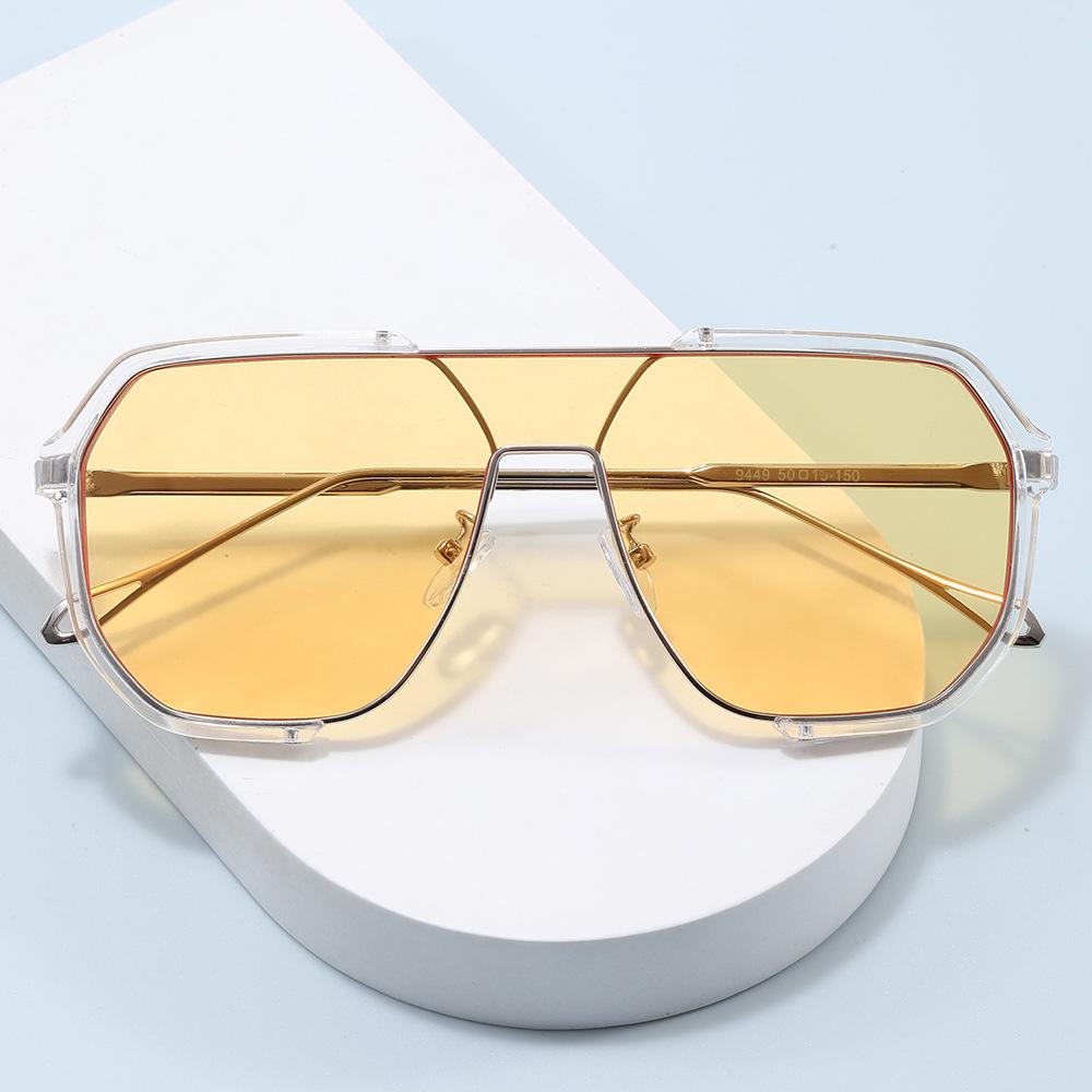 Fashion Polygon Sunglasses UV Protection for Men Women Korean Style Sun Glasses Trendy Unisex Shades