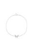 [Anna Sui] Shell Butterfly Motif Silver Bracelet SAUB0140LSMP