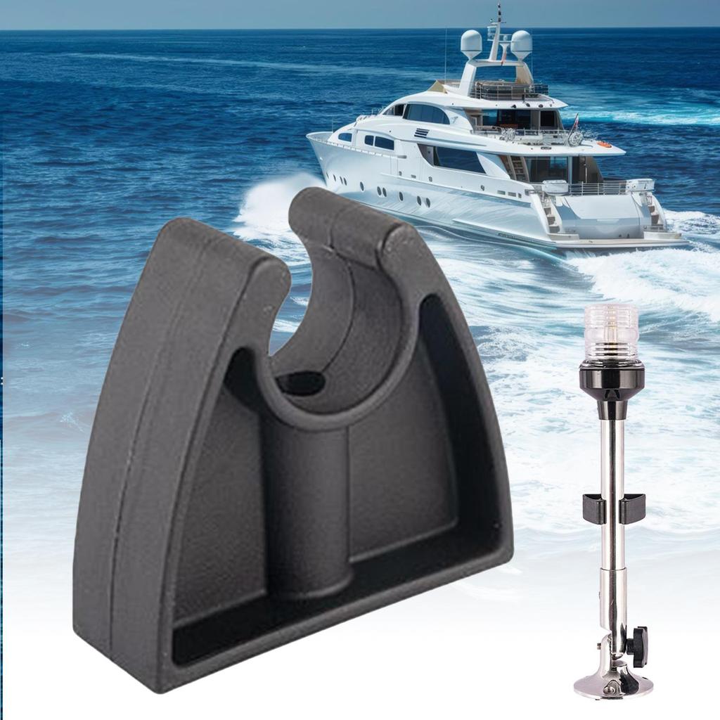 Boat Pole Light Storage Clips Black Clips For Pole Lights Holder For Hook Organization Deck Wall Marine Ship Dock Kayak