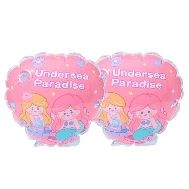 Swimming Accessories Cute Kids Swimming Arm Rings Water Sleeve Thick Buoyant Double Airbag Water Sport Child Swimming Equipment