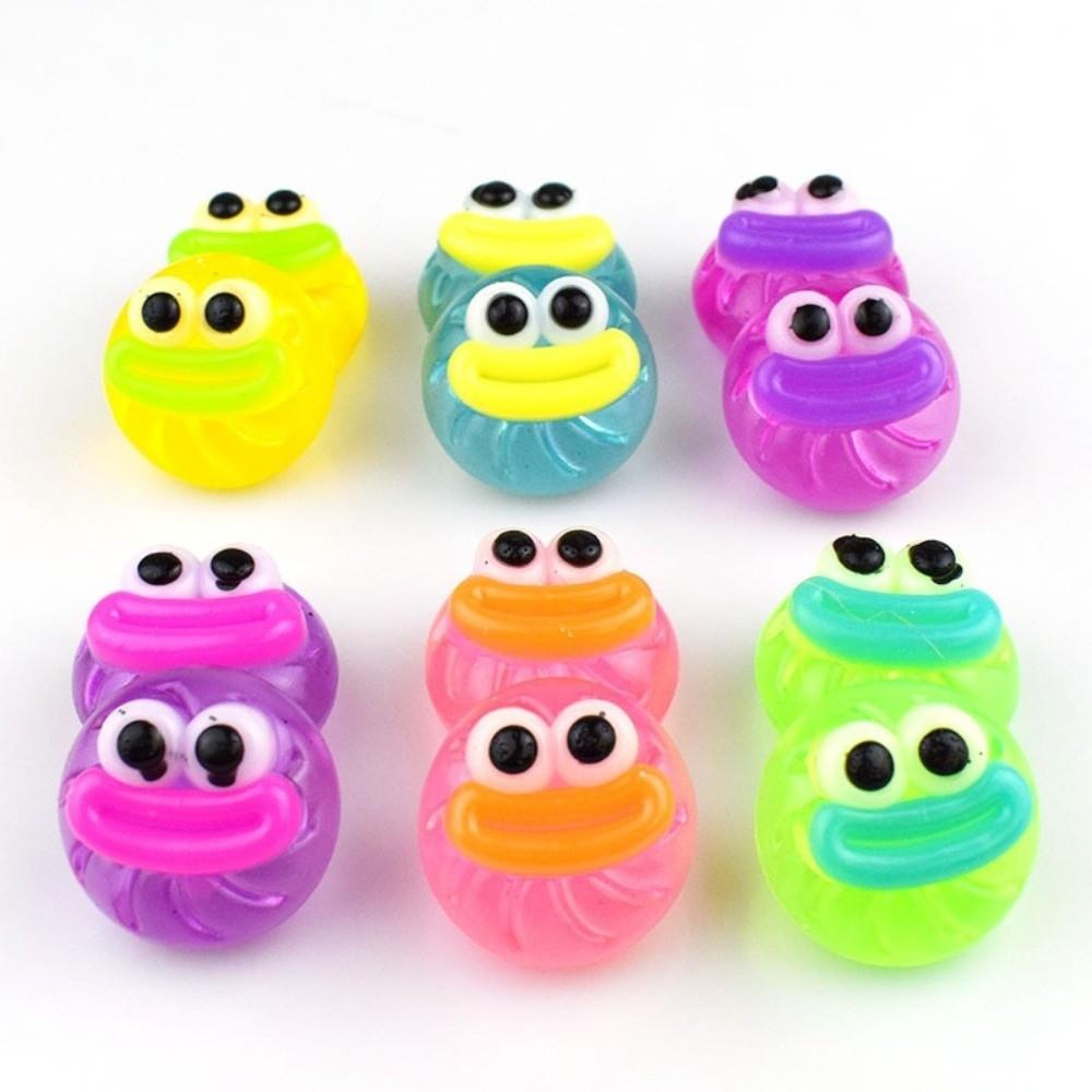 Soft Texture Squishy Fidget Toy Chewy Texture Mini Big Eyes Toy Bun Squeezable Toy  Office Desk