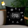 Rock Band G-Gojira Cushion Cover Plush Fabric Soft Double-Sided Printed Invisible Zipper Sofa Pillow Case Home Decor