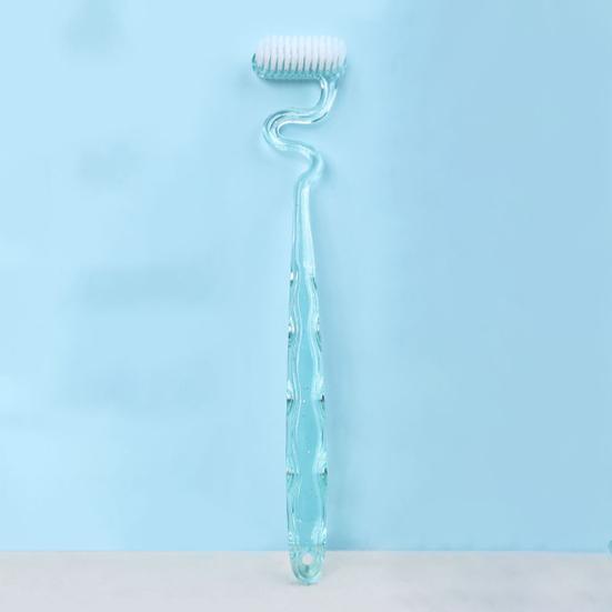 Yousheng Toothbrush with Hanging Hole Design S-Shaped Vertical Brush Soft Bristles Anti-Slip Handle Toothbrush
