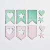 Star Heart Tag Banner Metal Cutting Dies DIY Scrapbook Emboss Paper Card Stencil