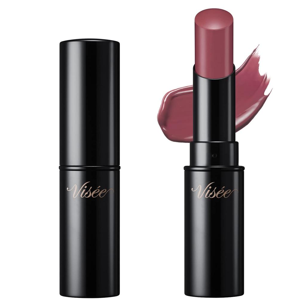 Visee Nenmaku Fake Rouge PK851 "Patoteada" Rosa Mauve - Cor para Lábios Mucosos, Aparência Natural, Acabamento Brilhante, Contém Ingredientes de Sérum de Beleza, 3,8g (x 1)