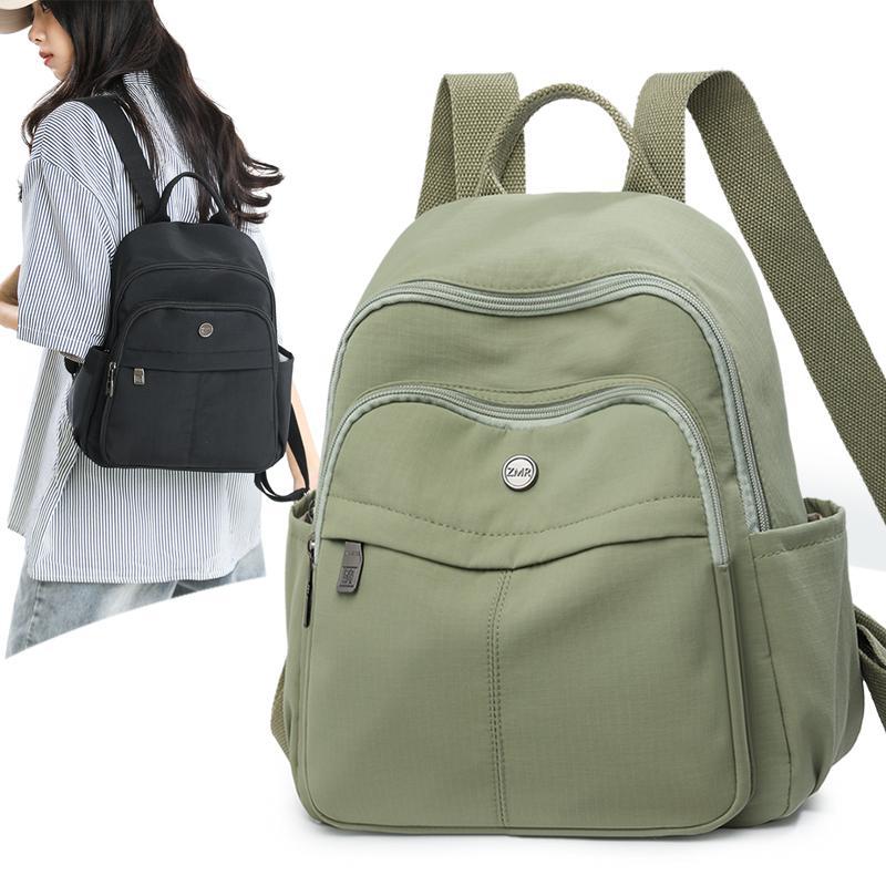 Schoolbag Oxford Cloth Backpack Women's 1011 New Fashion Large Capacity Lightweight Casual Versatile Travel Bag Student School Bag