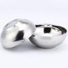 Double-Layer Insulated 304 Stainless Steel Soup Bowl with Lily Gloss - Ideal for Commercial Use