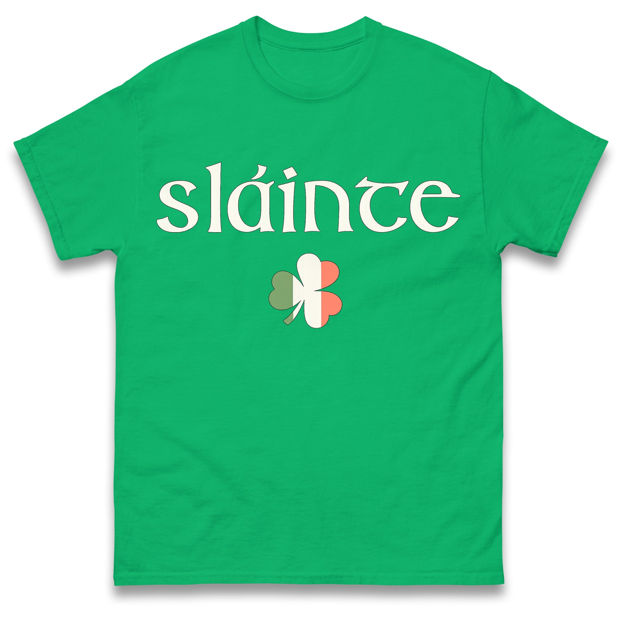

Slainte Irish Clover T Shirt Tshirt Mens Womens Unisex Tops Tees M