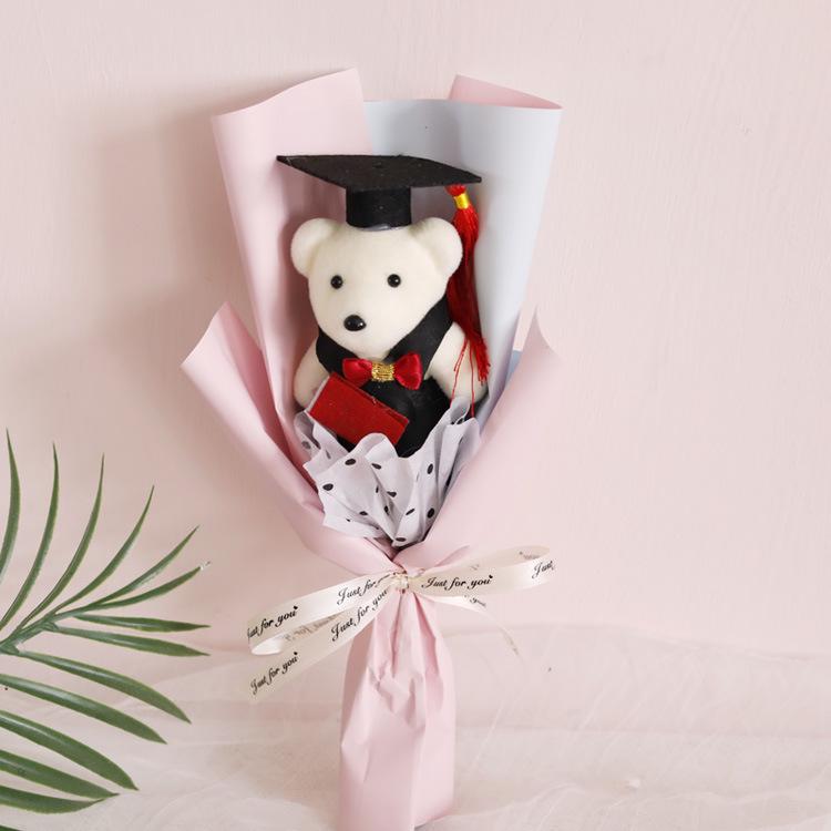 Kindergarten Graduation Teddy Bear Bouquet - DIY Cartoon Bear Doll