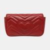[Pre-Owned] GG Marmont Vintage Metal Logo Quilted Leather Mini Shoulder Bag - Very Good #16BZBDH