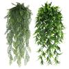 90cm Persian Fern Leaves Vines Home Room Decor Hanging Artificial Plant Plastic Leaf Grass Wedding Party Wall Balcony Decoration