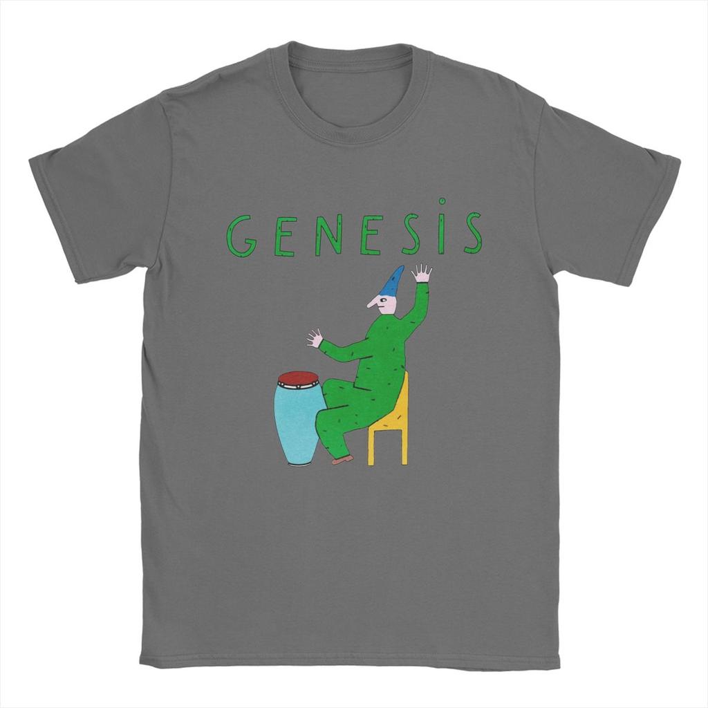 Genesis Band T Shirt for Men Pure Cotton Leisure T-Shirt Round Neck Tees Short Sleeve Tops New Arrival