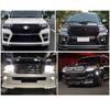 2012-2022 Toyota Land Cruiser Black Warrior Front Bumper with 8 LED Daytime Running Lights