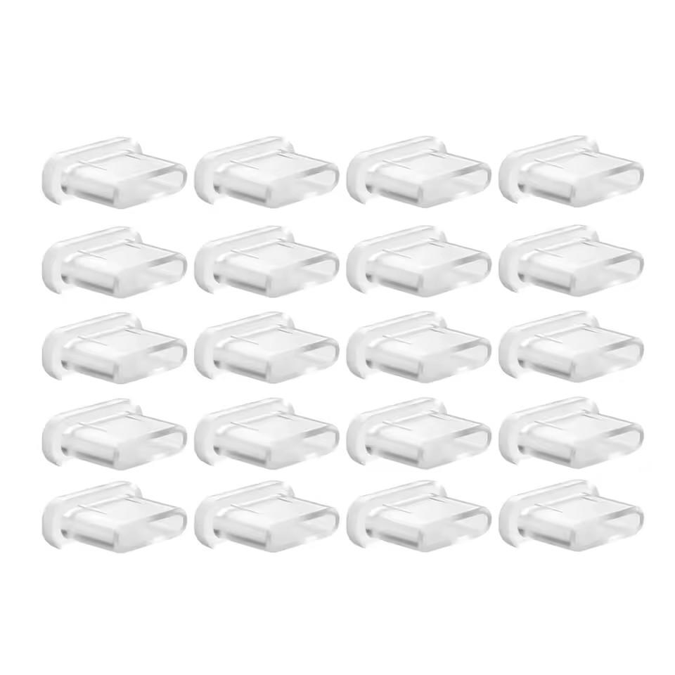 Silicone Dust Plugs Type C Charging Port Protector Stopper Cap Cover for iPhone 15 Pro Max 15 Plus Samsung Xiaomi Anti-Dust Plug