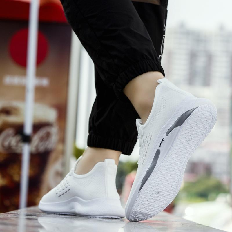 Men's Shoes Flyknit Mesh Breathable Casual Shoes Sports Shoes