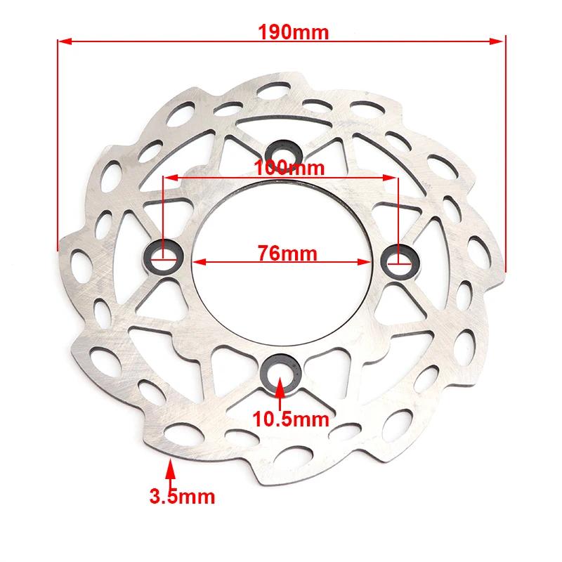 Motorcycle Front 220mm or Rear 190mm disc Brake Disc disk plate Rotor for 110 125 140 150 160cc SDG BSE Pit Dirt Bike Motocross