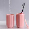 Portable Travel Mouthwash Cup & Toothbrush Holder Set for Outdoor Business Trips