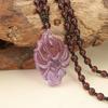 Fox Pendant Necklace Chinese Amulet Nine Tailed Fox Necklace Versatile Men'S And Women'S Long Sweater Chain Jewelry