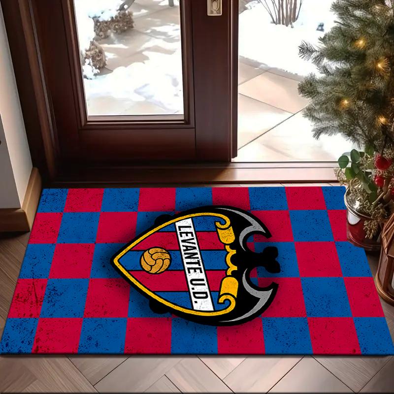 1PC Levante Football Rug Game Carpet, Floor Mat for Bedroom Living Room Entryway Rug, Home Decor Idea Gift for Christmas Birthday