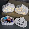 Hollow Atmosphere Light Ornament Silicone Mold DIY Halloween Pumpkin Gypsum Molds Resin Plaster Gift Storage Box Craft Making