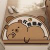 Douyin Kuaishou Hot-Selling Cartoon Alien Floor Mat: Durable, Dirt-Resistant Entryway Doormat