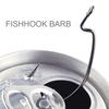 50pcs Super Strong Wide Gap Worm Hooks 2#-3/0# for Soft Plastic Baits Saltwater Freshwater Fishing