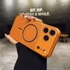 Luxury AG Frosted Heat Dissipation ForMagsafe Case ForiPhone 17 16 15 14 13 12 Plus Pro Max Large Window Cooling Magnet Cover