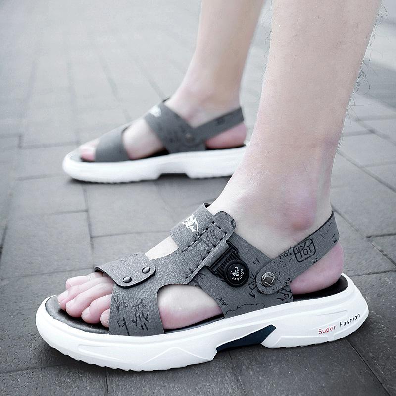 

Sandals Men s Summer New Outdoor Sports Sandals Outdoor Non-Slip Waterproof and Hard-Wearing Soft Bottom Beach Shoes