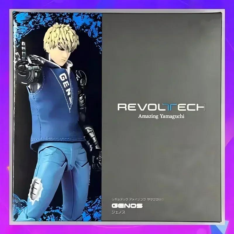 In Stock Genos Anime Action Figures Kaiyodo Revoltech Yamaguchi One Punch Man Figurine Joint Movable Model Gk Statue Kids Toys