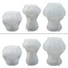 Multipurpose Sturdy Silicone Mushroom Candle Holder Mold Set Portable for Resin Plaster Craft Supplies Assorted Sizes