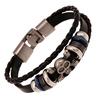 one piece anime 2D peripheral bracelet handmade retro cowhide accessories bracelet designed for men European plus American Xmas gifts