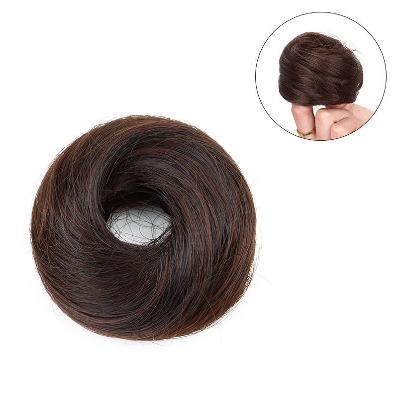 1PC Natural Durable Wig Soft Hair Realistic Straight Lazy-Friendly Hair Seamless Tie Voluminous