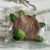 4 Pcs Crochet Turtle Coasters SetFunny Handmade Woven Drink MatsCute Shell Shaped Mug Cup MatTable Desk Decor