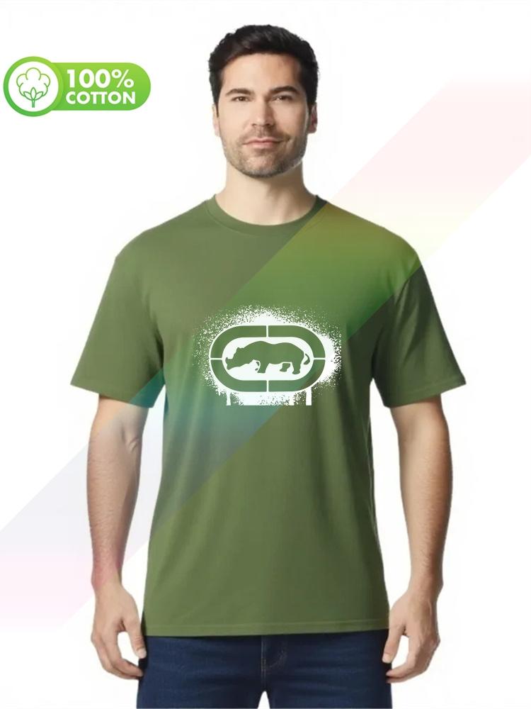 2026 New Hot Selling 100 Cotton Unisexs Tshirt Eckounltd Custom Printed Black Tee Shirt S3xl Tops Tees