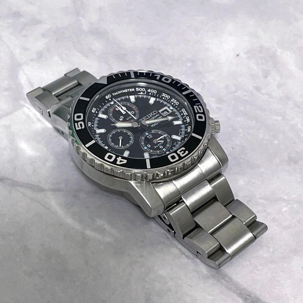 Used Good condition SEIKO Watch 7T62-0CV0 Chronograph #916