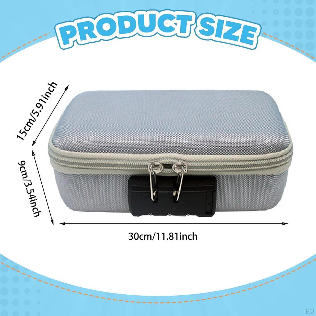 Torba do przechowywania z zamkiem cyfrowym, Etui na zabawki, Zamek na hasło, Łatwy w użyciu, Kod pudełka, Organizer na