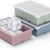 Ice Cube Tray Large Silicone Ice Cube Molds with Removable Lids Large Square Ice Cube Molds Easy Release Reusable BPA Fr